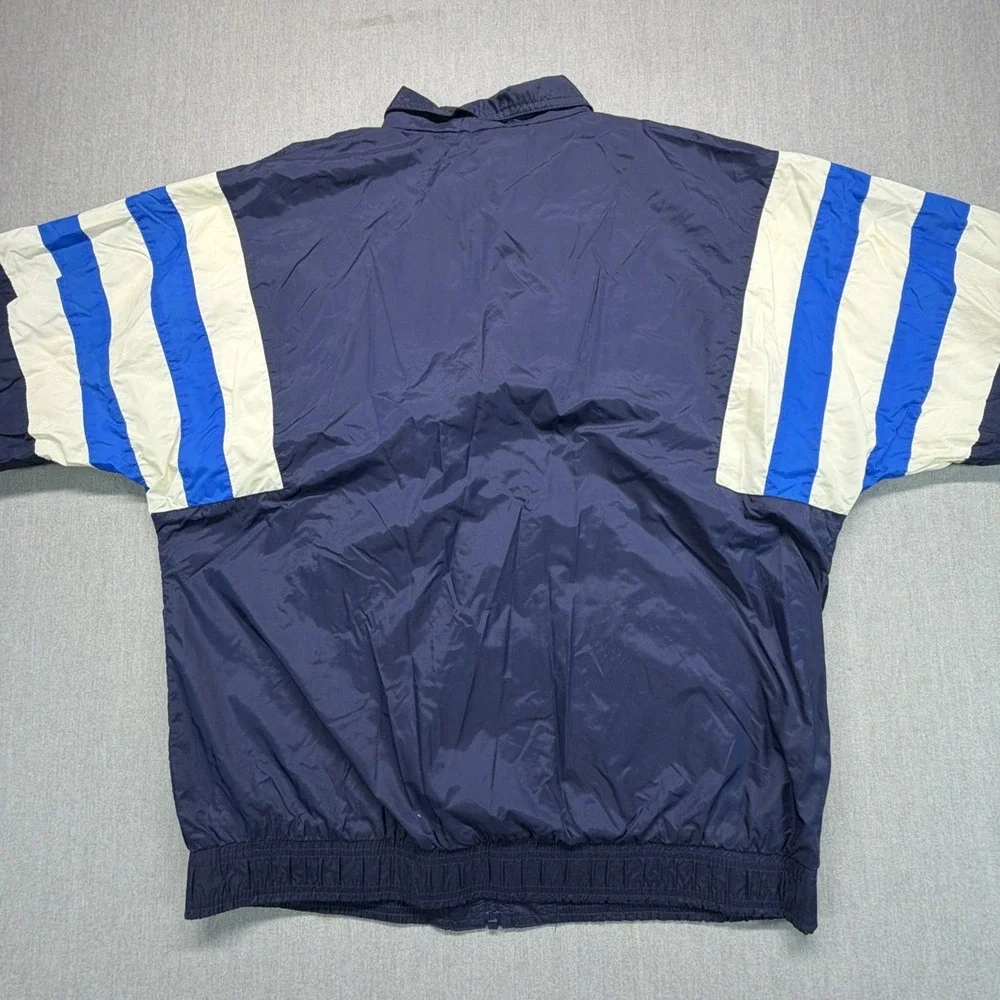 Vintage Adidas Jacket Mens Large Stripes 90s‎ Windbreaker